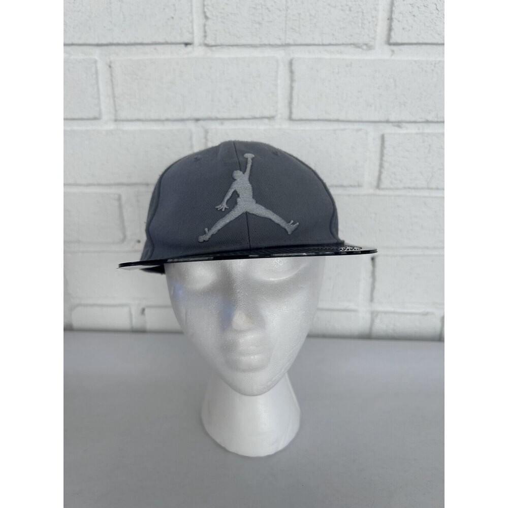 Jordan Jumpman Snapback Smoked Clear Plastic Bill Youth Damage To One Rear Snap